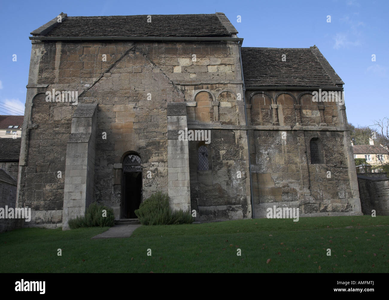 Laurentius Anglo Saxon Kirche, Bradford on Avon, Wiltshire, England Stockfoto