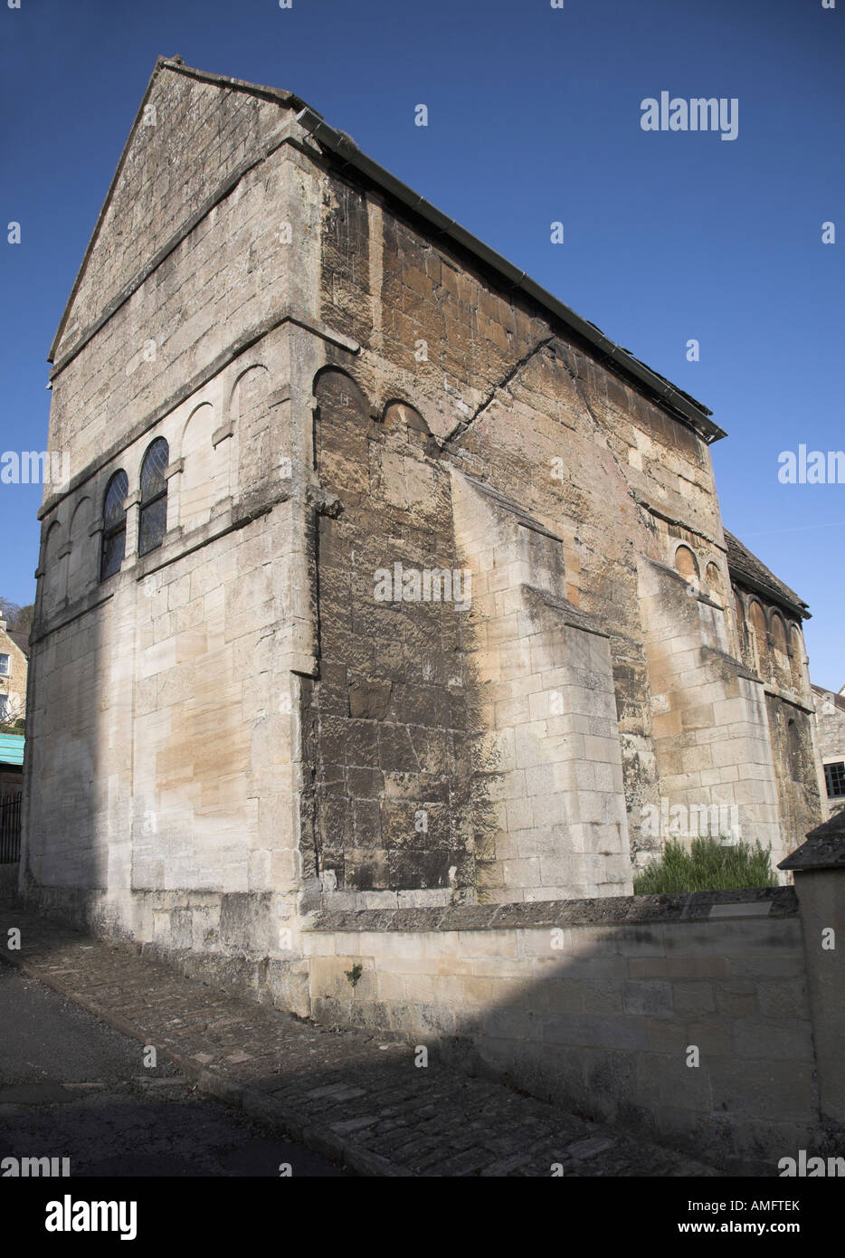 Laurentius Anglo Saxon Kirche, Bradford on Avon, Wiltshire, England Stockfoto