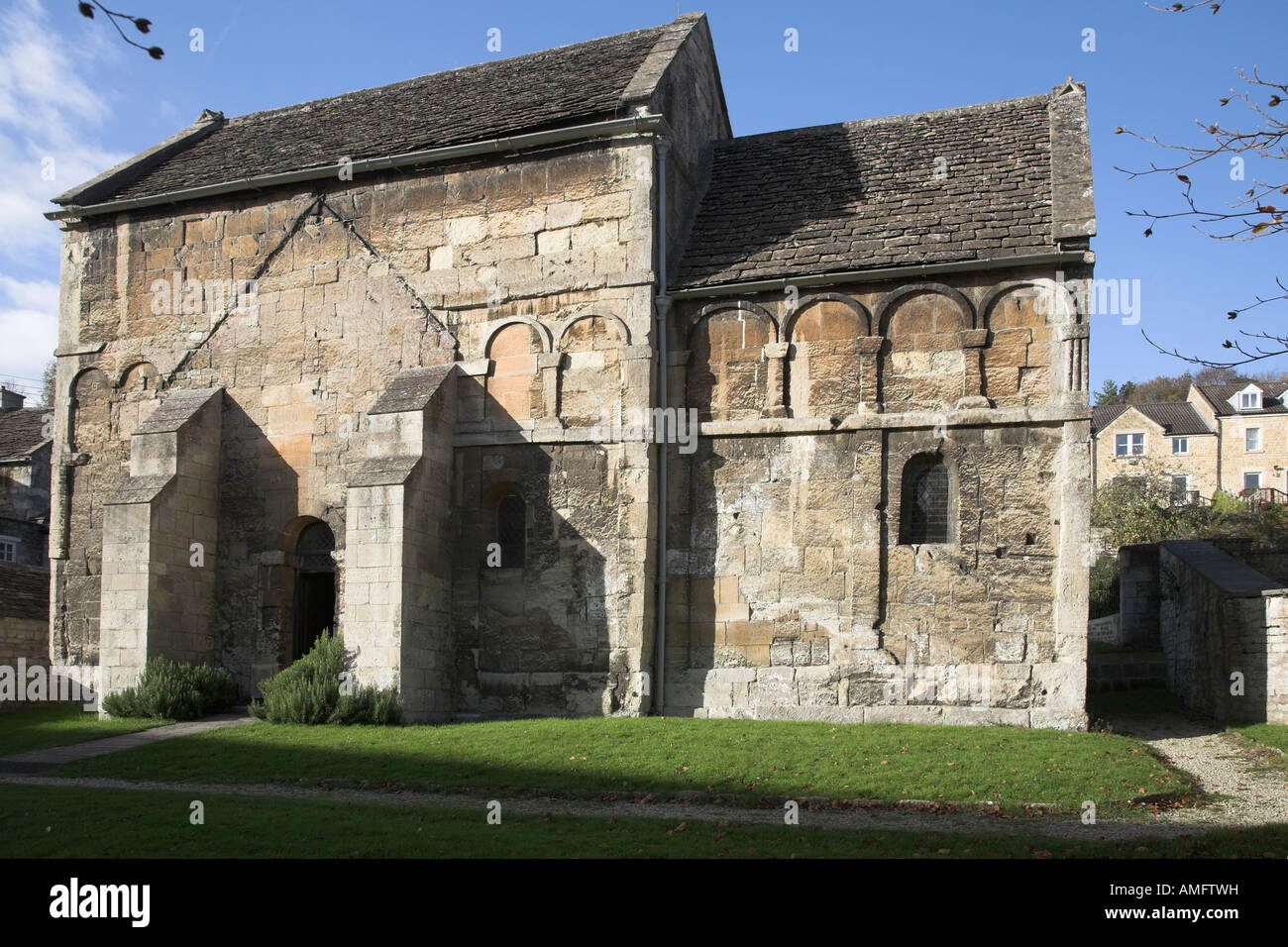 Laurentius Anglo Saxon Kirche, Bradford on Avon, Wiltshire, England Stockfoto