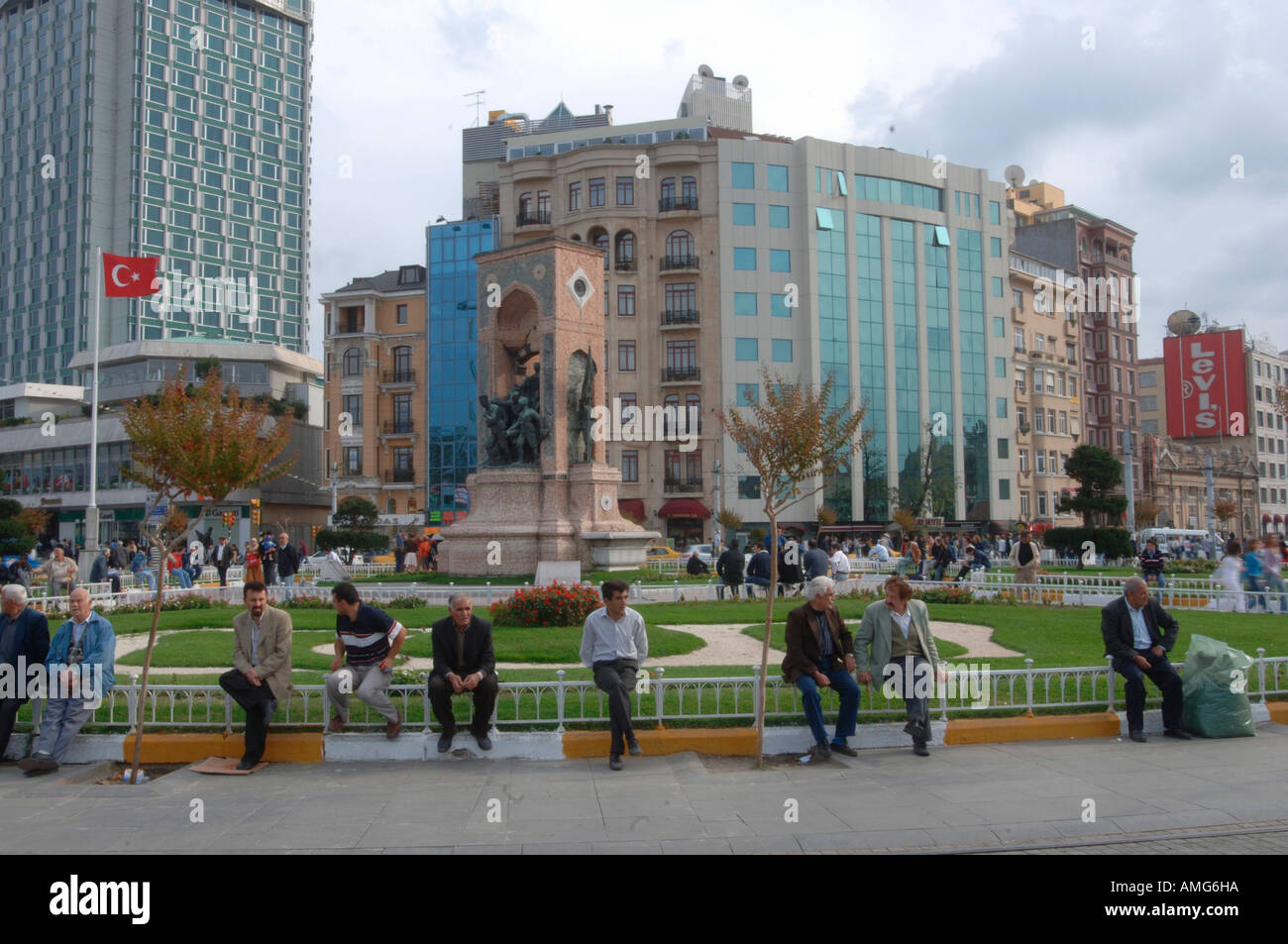 Ägypten, Istanbul, Taksim-Platz Stockfoto