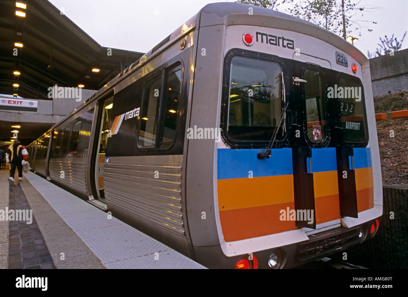 MARTA Rapid Transit System Atlanta Georgia Amerika USA Stockfoto