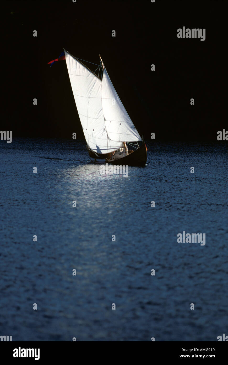 Afjords 20 Viking konzipiert Boot Gig Harbor Washington USA Stockfoto