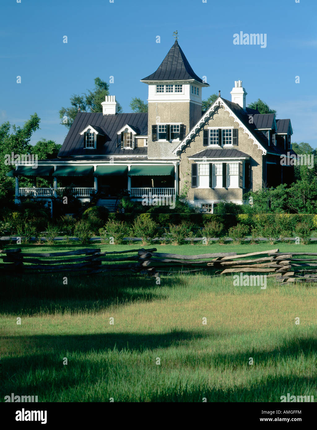 Haupthaus im Magnolia Plantation Garten diese historische Stätte für die Öffentlichkeit zugänglich ist seit 1670 in der Drayton-Familie Stockfoto