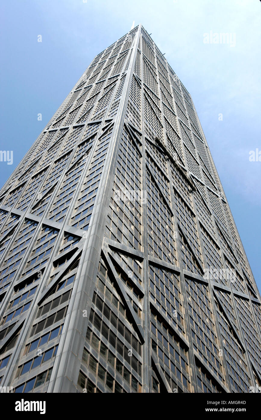 Das John Hancock Center Observatory North Michigan Avenue Chicago Illinois USA Stockfoto