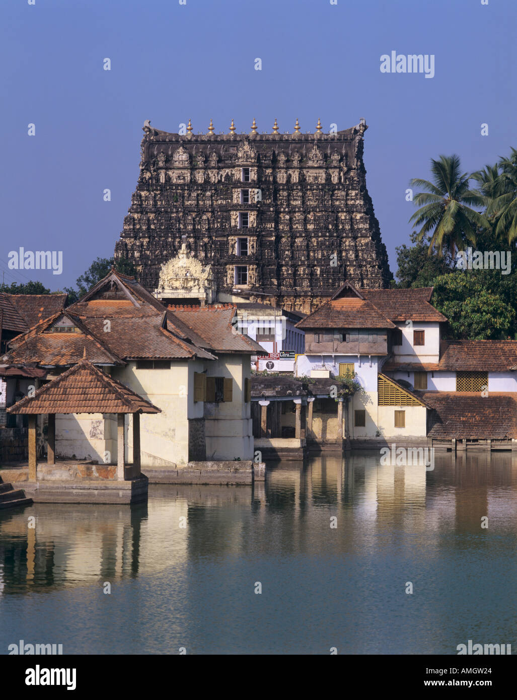 Sri Padmanabhaswamy Tempel Trivandrum Kerala Indien Stockfoto