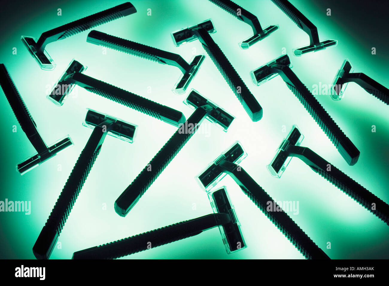 Einwegrasierer Stockfoto