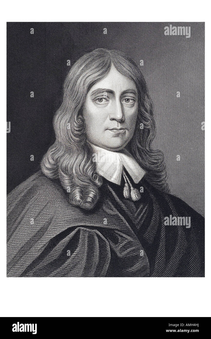 JOHN MILTON englischen Dichters 1608 1974 Prosa Polemiker, Beamter/Beamtin Commonwealth of England Epos Paradise Lost Abhandlung cond Stockfoto