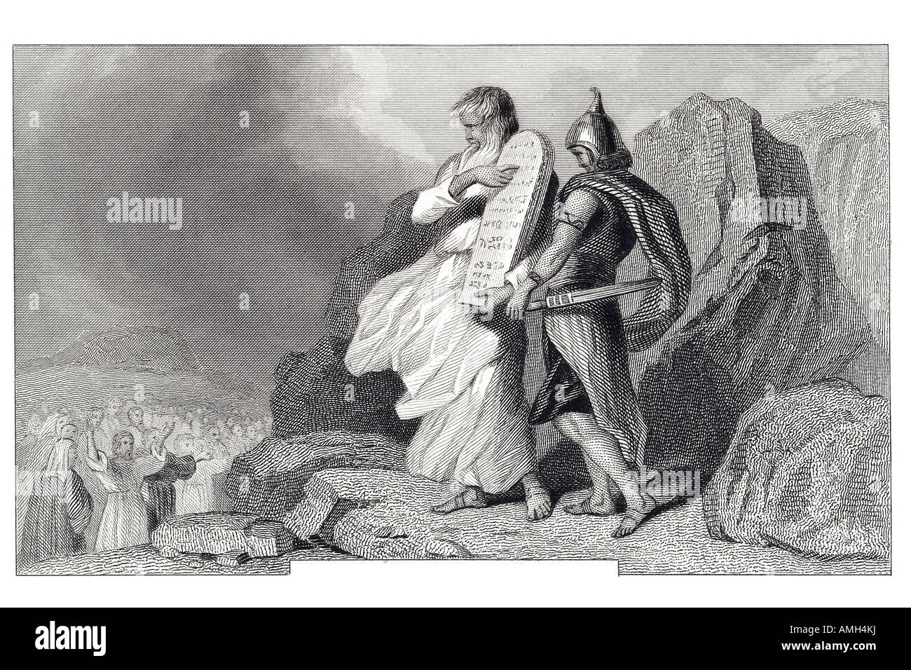 Moses Gesetz Moshe Mōšeh liefern; Alten Testament 13. Jh. v. Chr. biblischen Hebräisch Religionsführer Gesetzgeber Prophet militärische leade Stockfoto Moses Gesetz Moshe Mōšeh liefern; Alten Testament 13. Jh. v. Chr. biblischen Hebräisch Religionsführer Gesetzgeber Prophet militärische leade Stockfoto