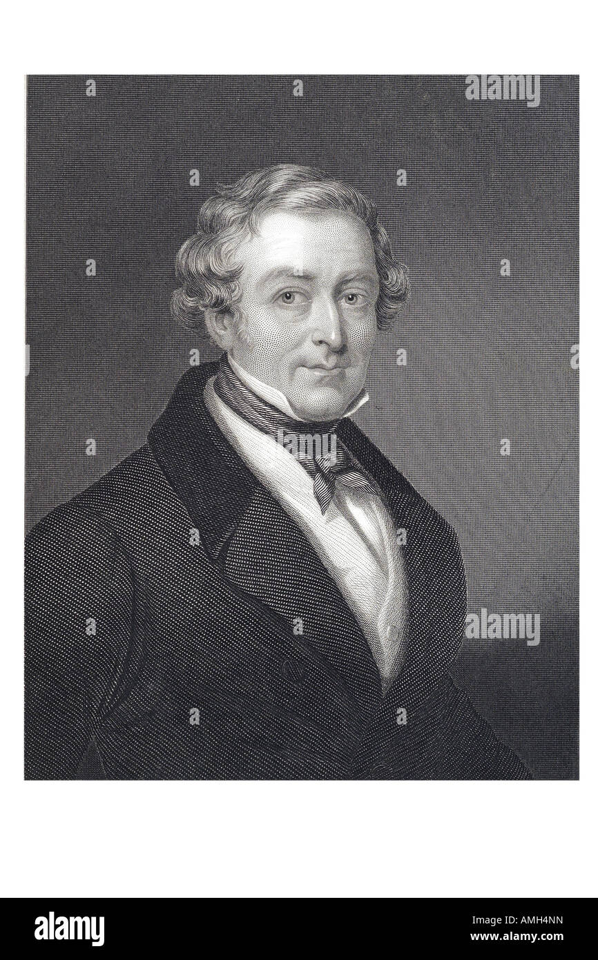 SIR ROBERT PEEL die jüngere britischen Staatsmann Premierminister 1788 1850 Recht Honourable 2. Baronet Gründer konservative Partei Stockfoto