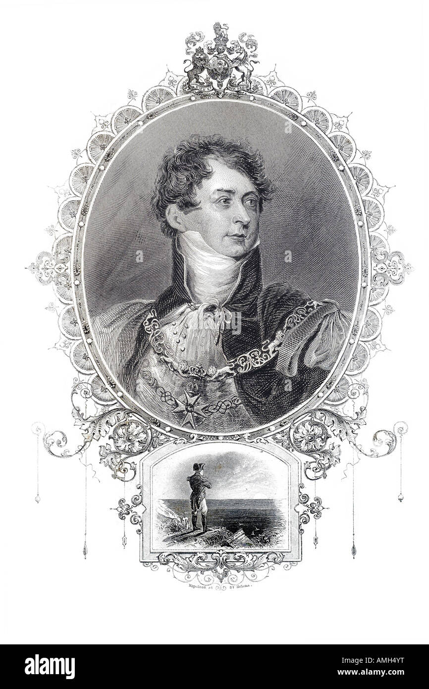 George Augustus Frederick IV König Vereinigtes Königreich Großbritannien Irland Hannover 1762 1830 regierte Prinzregent Napoleonic Wars stu Stockfoto