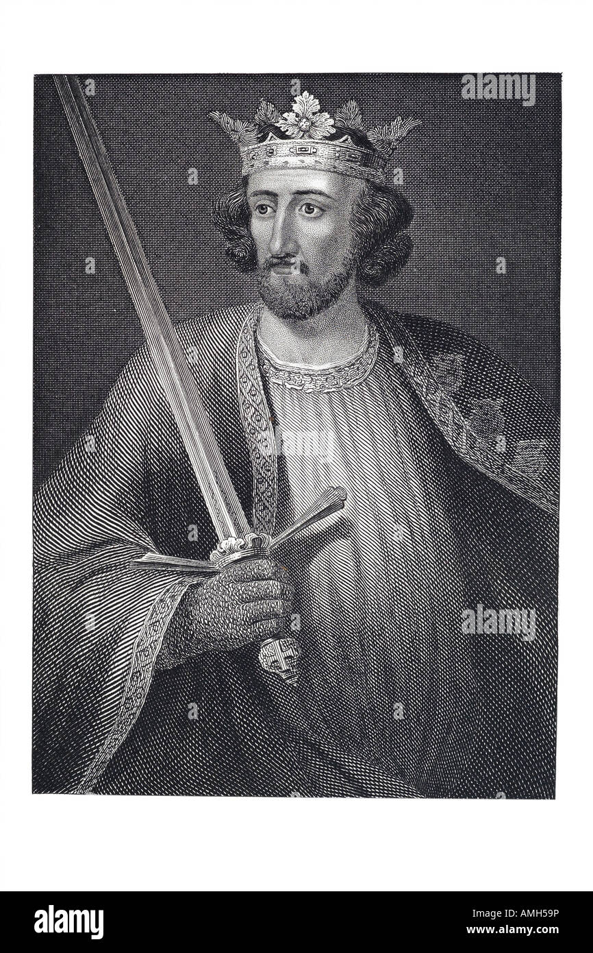 König Edward ich 1. 11239 1307 Longshanks 6 Fuß 2 Zoll Rahmen Hammer Scots regierte aufsteigenden Thron England nach Tod Vater Henne Stockfoto