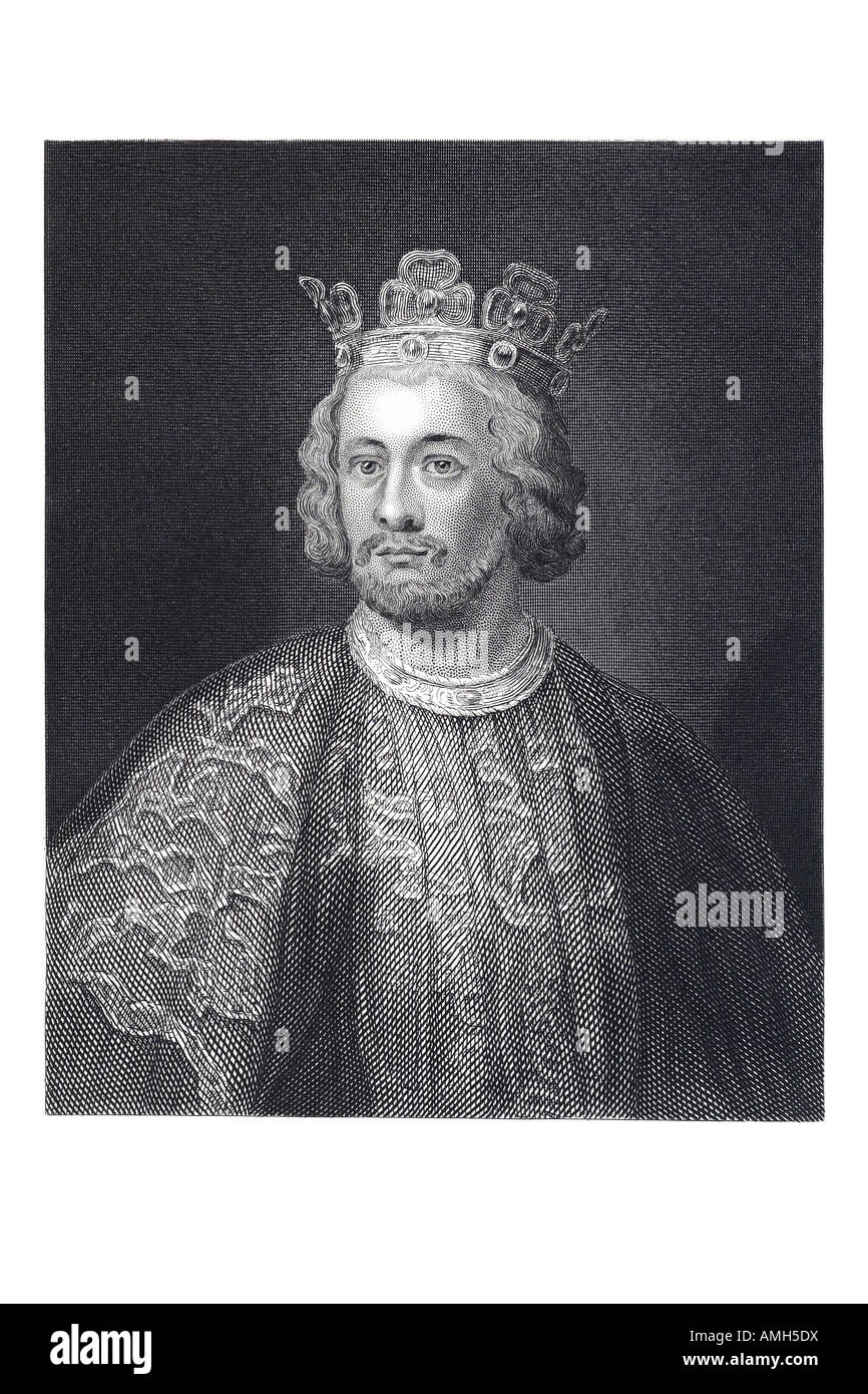 König John von England 1166 1216 Spitznamen Lackland Sans Terre fehlende Vererbung Verlust Territorium Frankreich, angeblich Soft-Schwert Militär Stockfoto