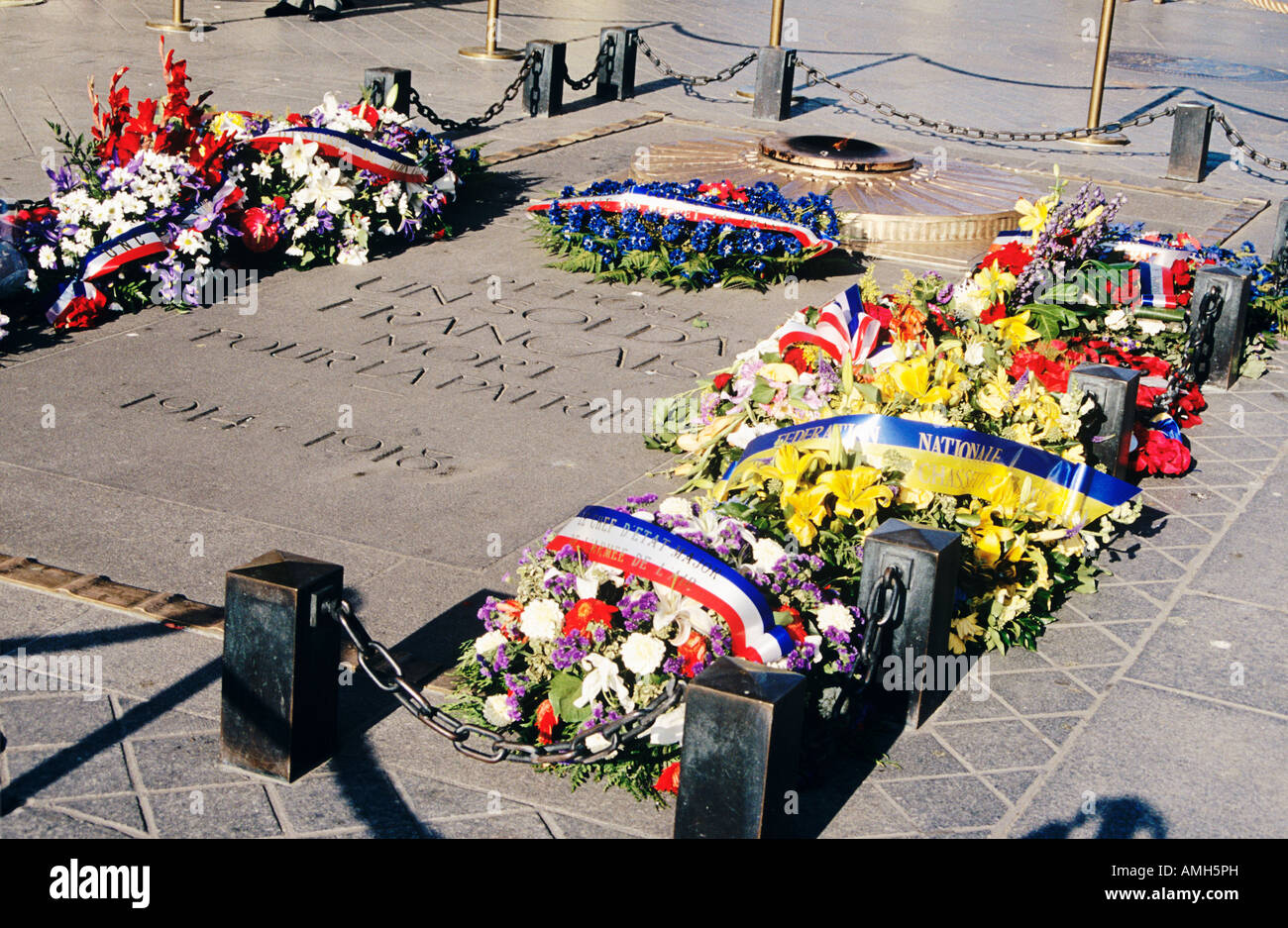 Grab des unbekannten Soldaten, Arc de Triomphe, Place Charles de Gaulle, Paris, Frankreich Stockfoto