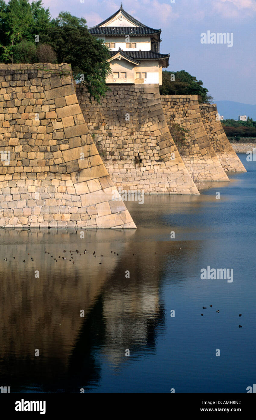 Japan, Kansai, Osaka, Burg Stockfoto