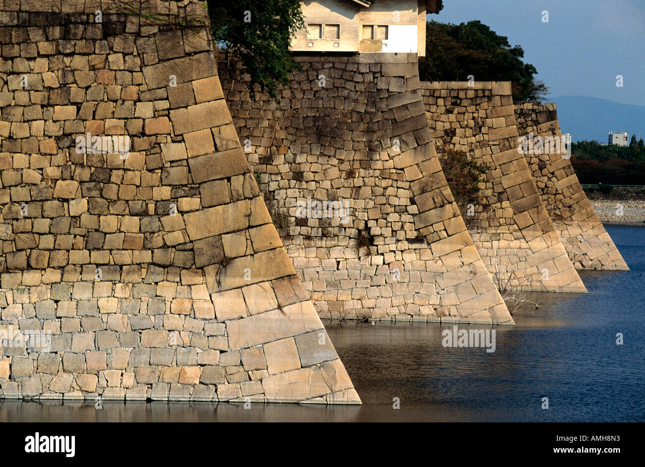 Japan, Kansai, Osaka, Burg Stockfoto