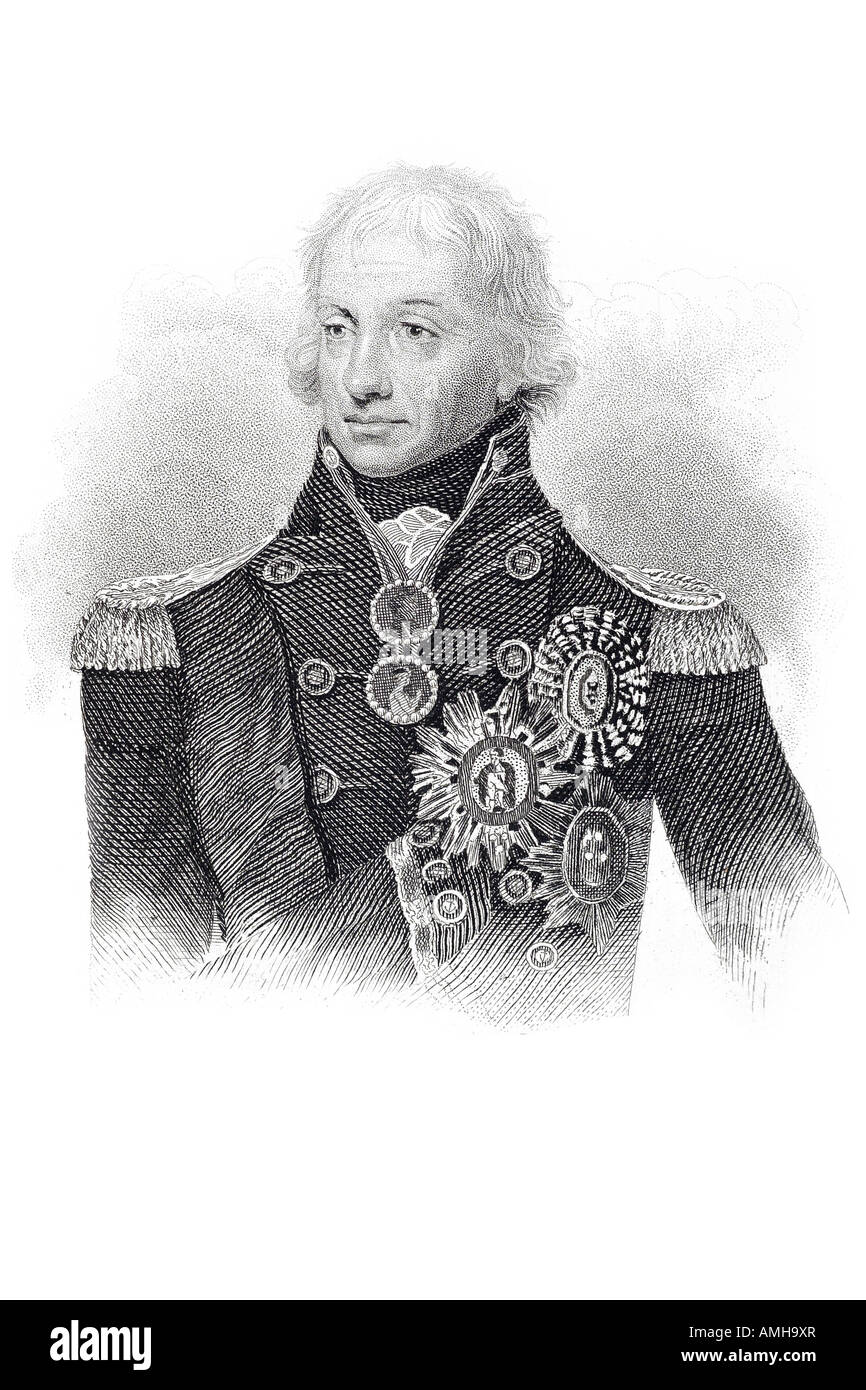 Horatio Nelson 1. Viscount Nelson englische Marine-Kommandant Großbritannien Admiral britische große militärische Figur Admiral 1758 1805 victo Stockfoto