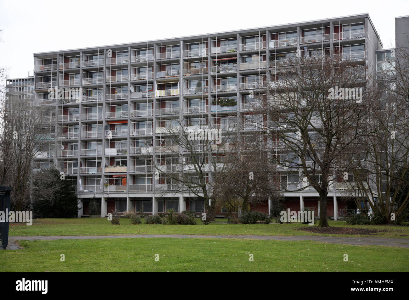 Appartementhaus Berlin Deutschland Stockfoto