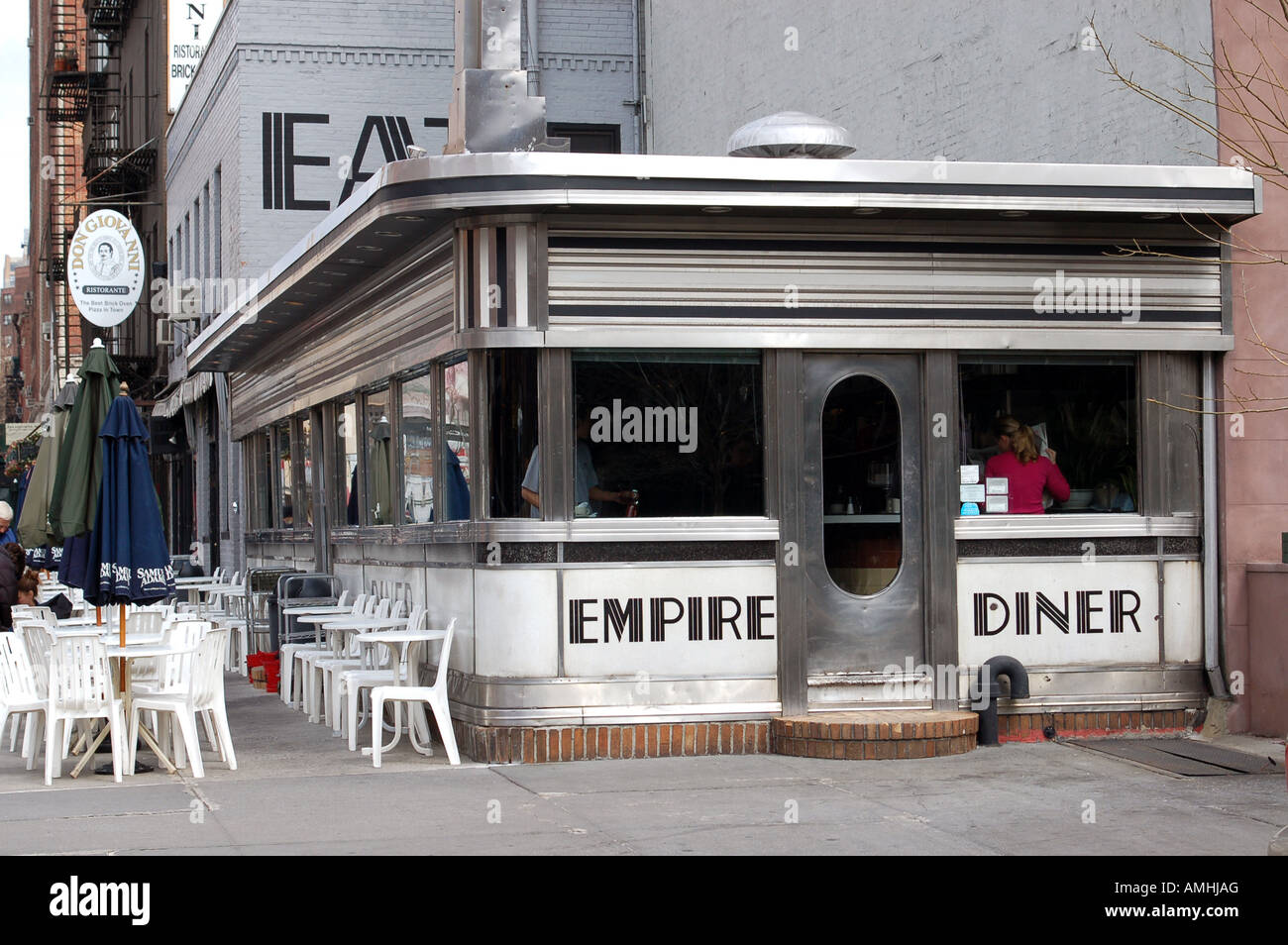 Empire Diner, Chelsea, New York Stockfoto