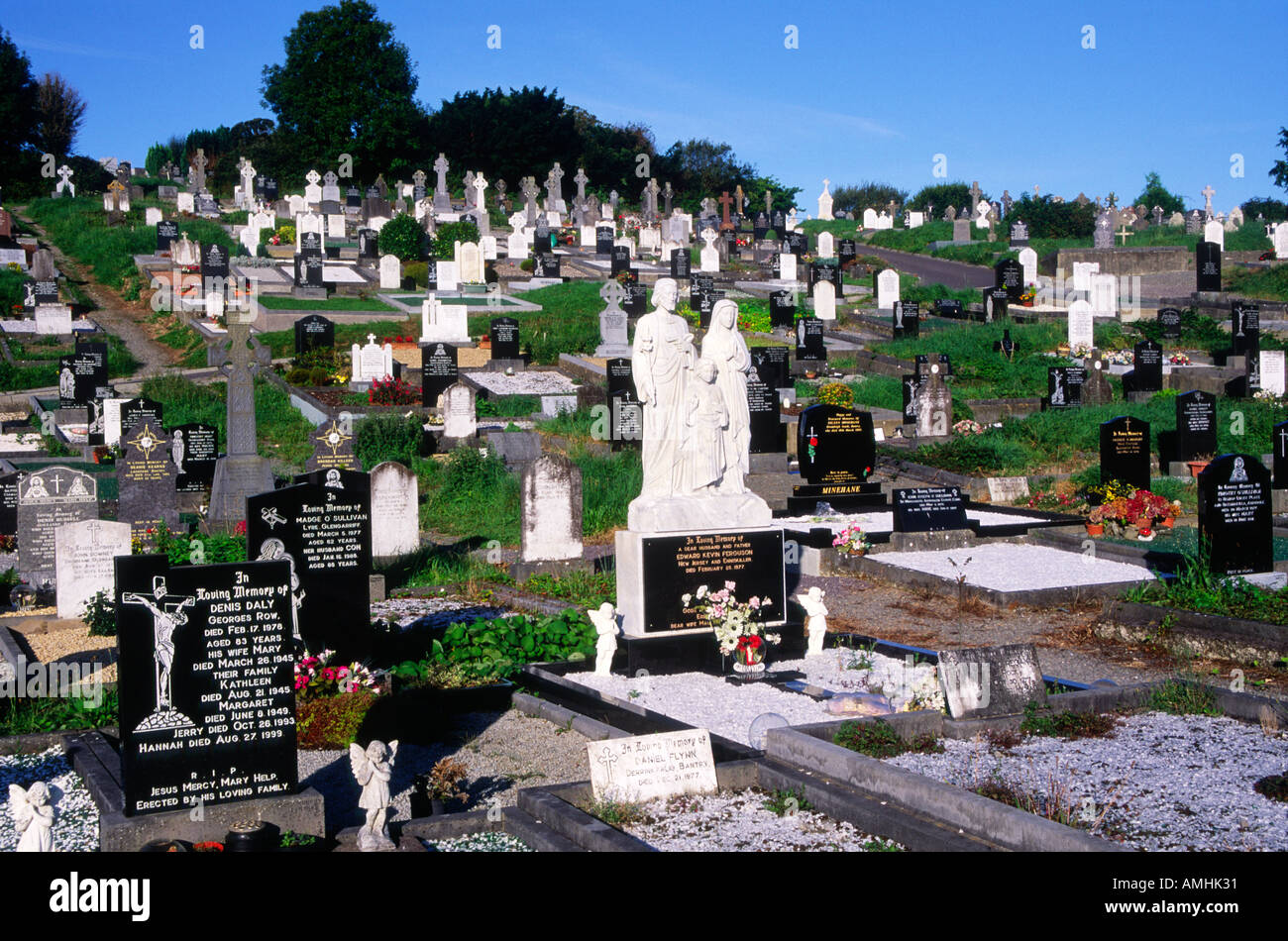 Katholischer Friedhof Bantry-County Cork-Irland Stockfoto