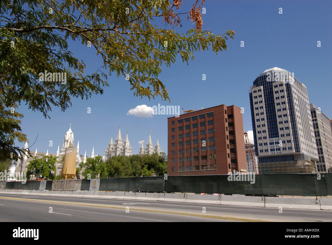 Die Kirche von Jesus Christus von Letzten Tagesheiligen in Salt Lake City Utah UT Stockfoto