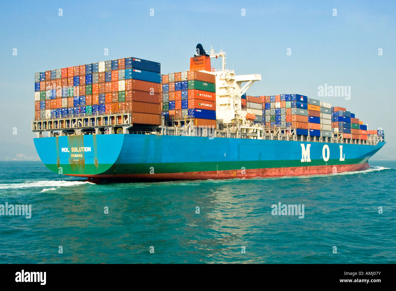 Mol Frachter Schiff Hong Kong SAR Stockfoto