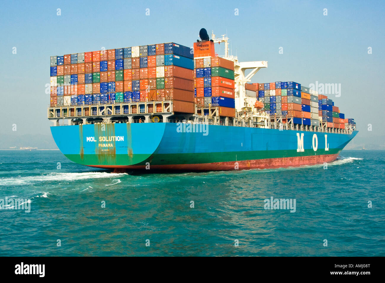 Mol Frachter Schiff Hong Kong SAR Stockfoto