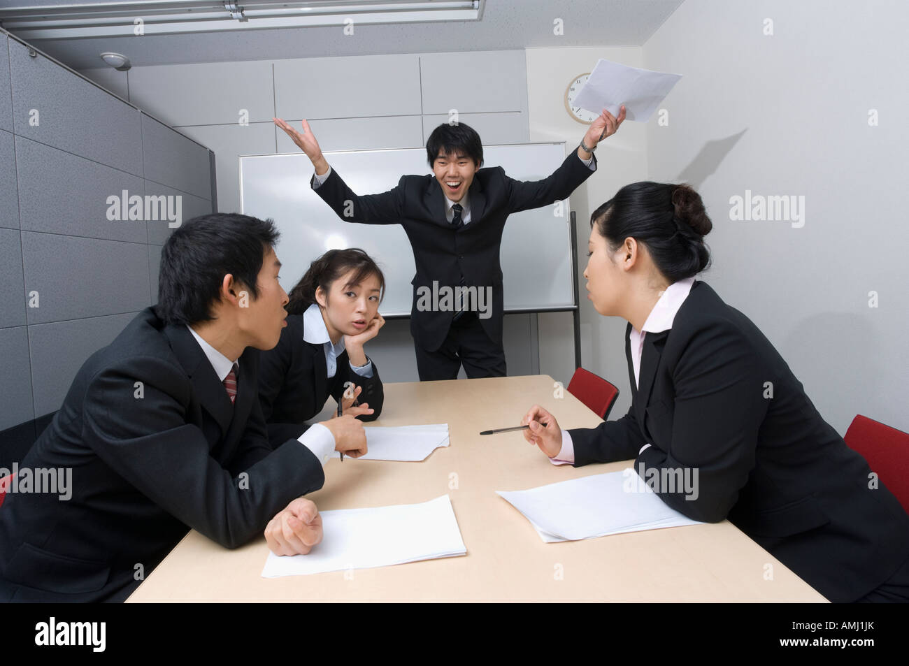 Business-Leute treffen Stockfoto