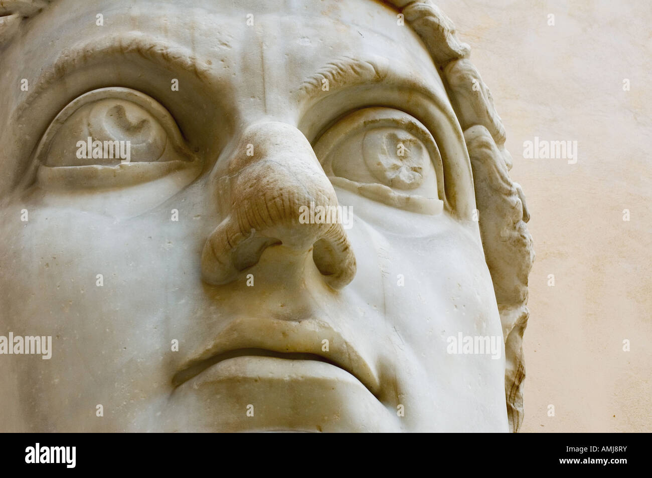 Kopf des Kaisers Konstantin Capitol Rom Stockfoto
