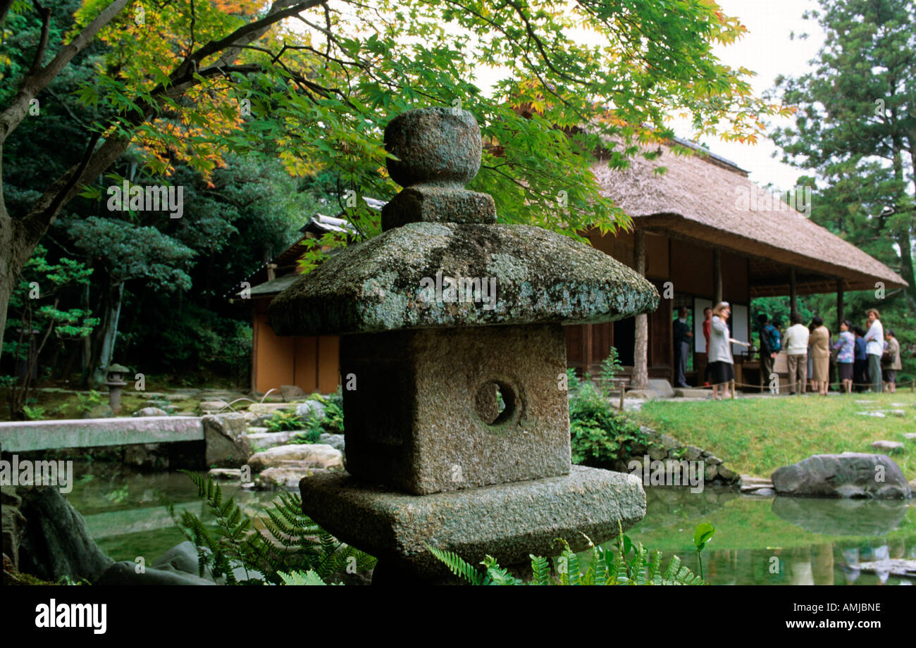Japan, Kansai, Kyoto, Garten der Kaiserlichen Villa Katsura-rikju Stockfoto