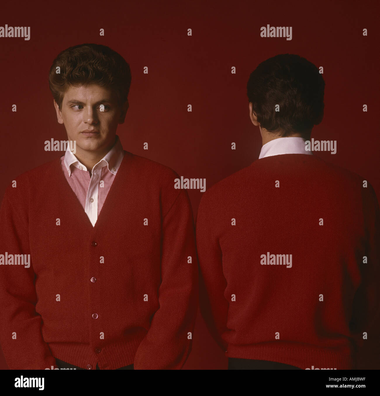 Everly Brüder Phil und Don in Studioportrait 1959-61 Stockfoto