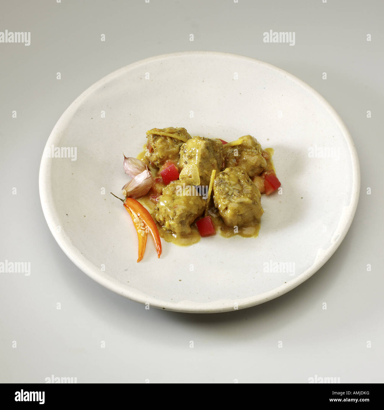 Vindaloo Curry Schweinefleisch indisches Gericht Stockfoto