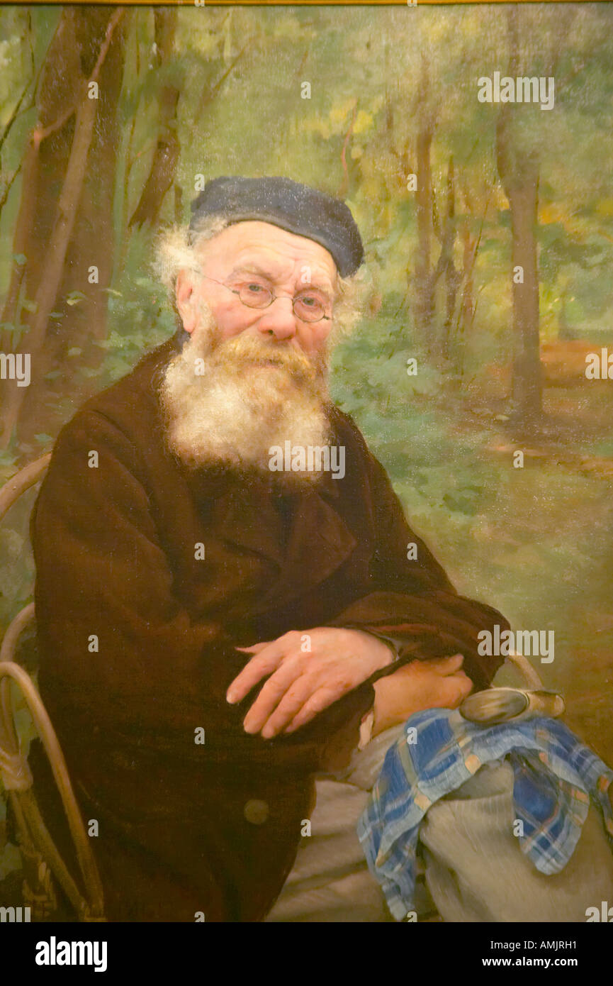 Porträt von Jules Bastien-Lepage am Museum der bildenden Künste Nizza Frankreich Stockfoto