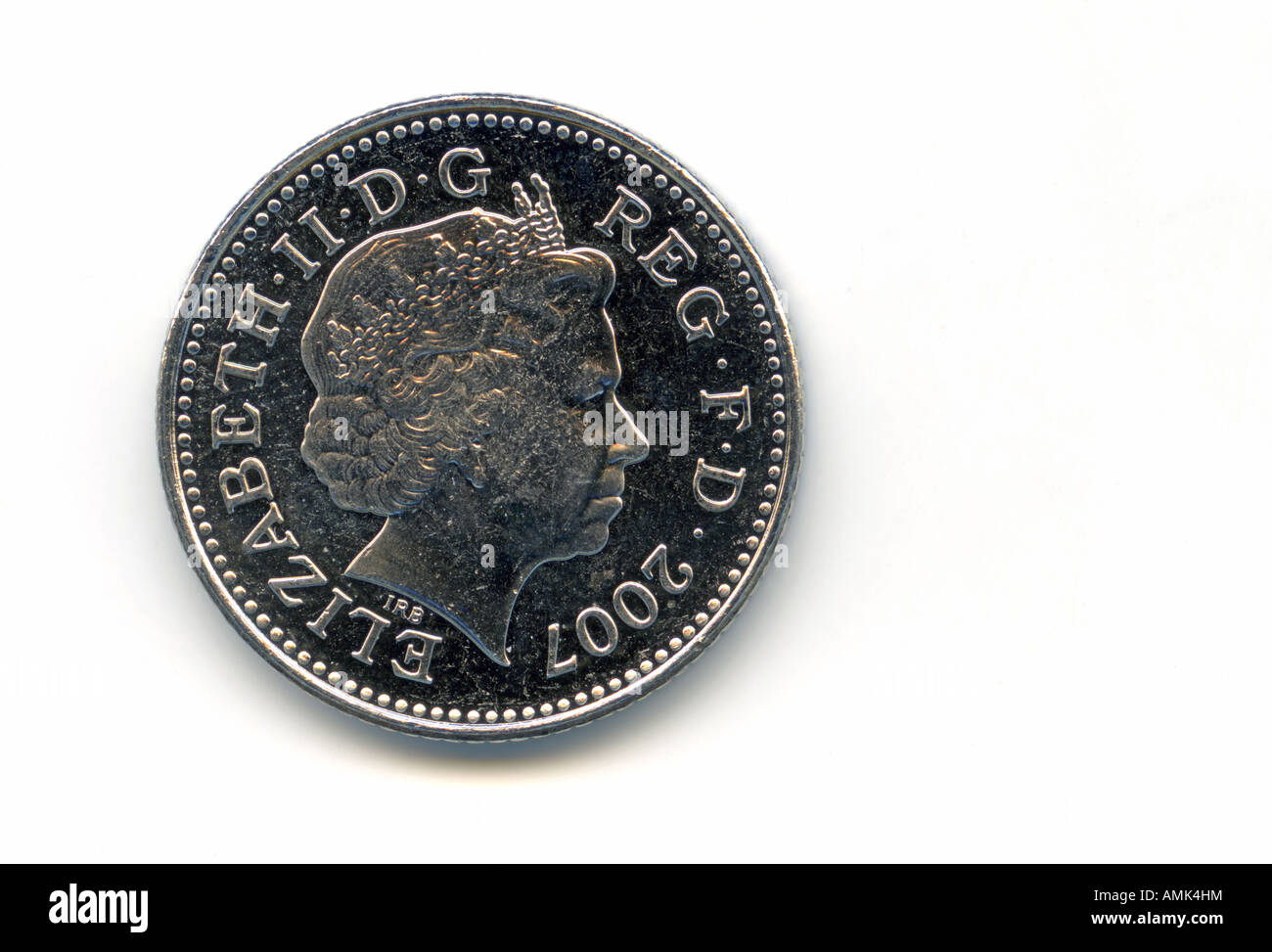 Britische Münze, UK, Streling Stockfoto