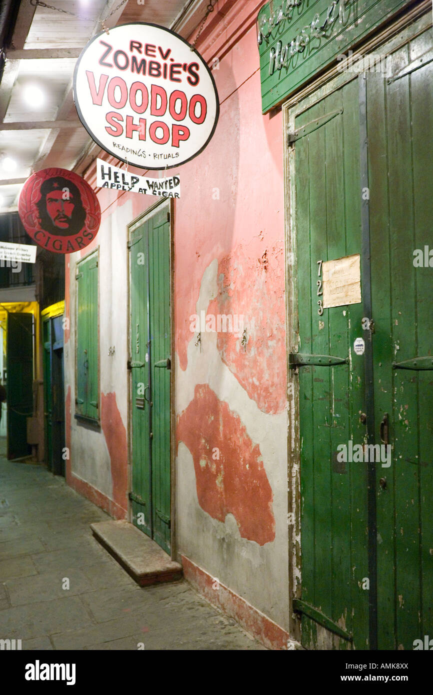 Voodoo-Shop aus Bourbon Street, French Quarter, New Orleans, Louisiana, USA Stockfoto