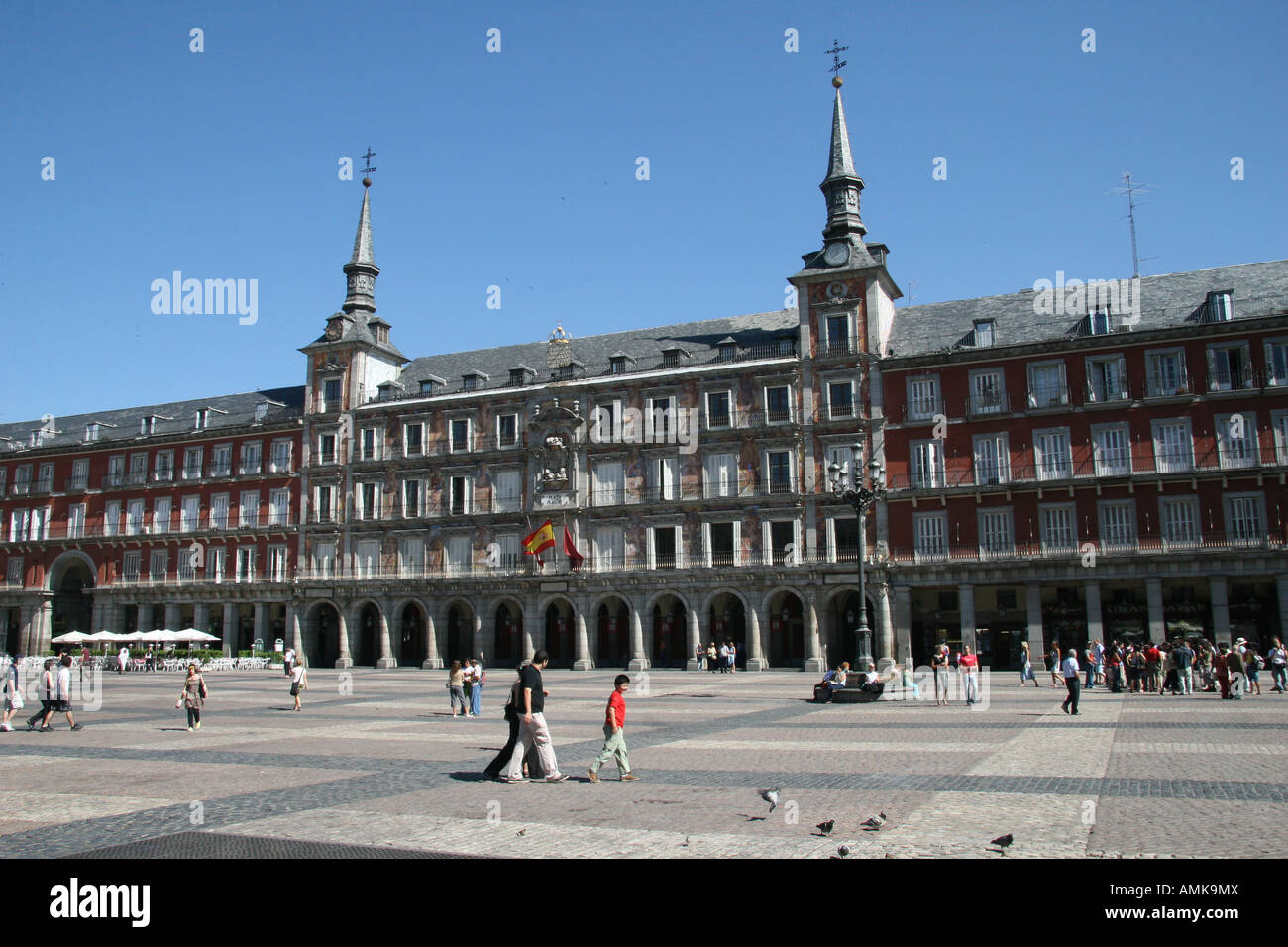 Casa De La Panadería in der Plaza Major in Madrid Spanien Stockfoto
