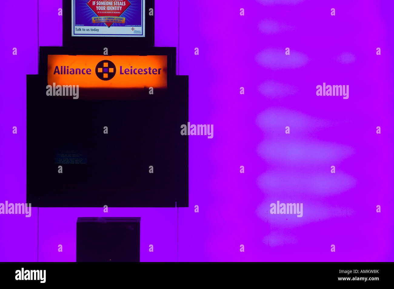 Alliance und Leicester Bausparkasse in Loughborough Leicestershire UK Stockfoto