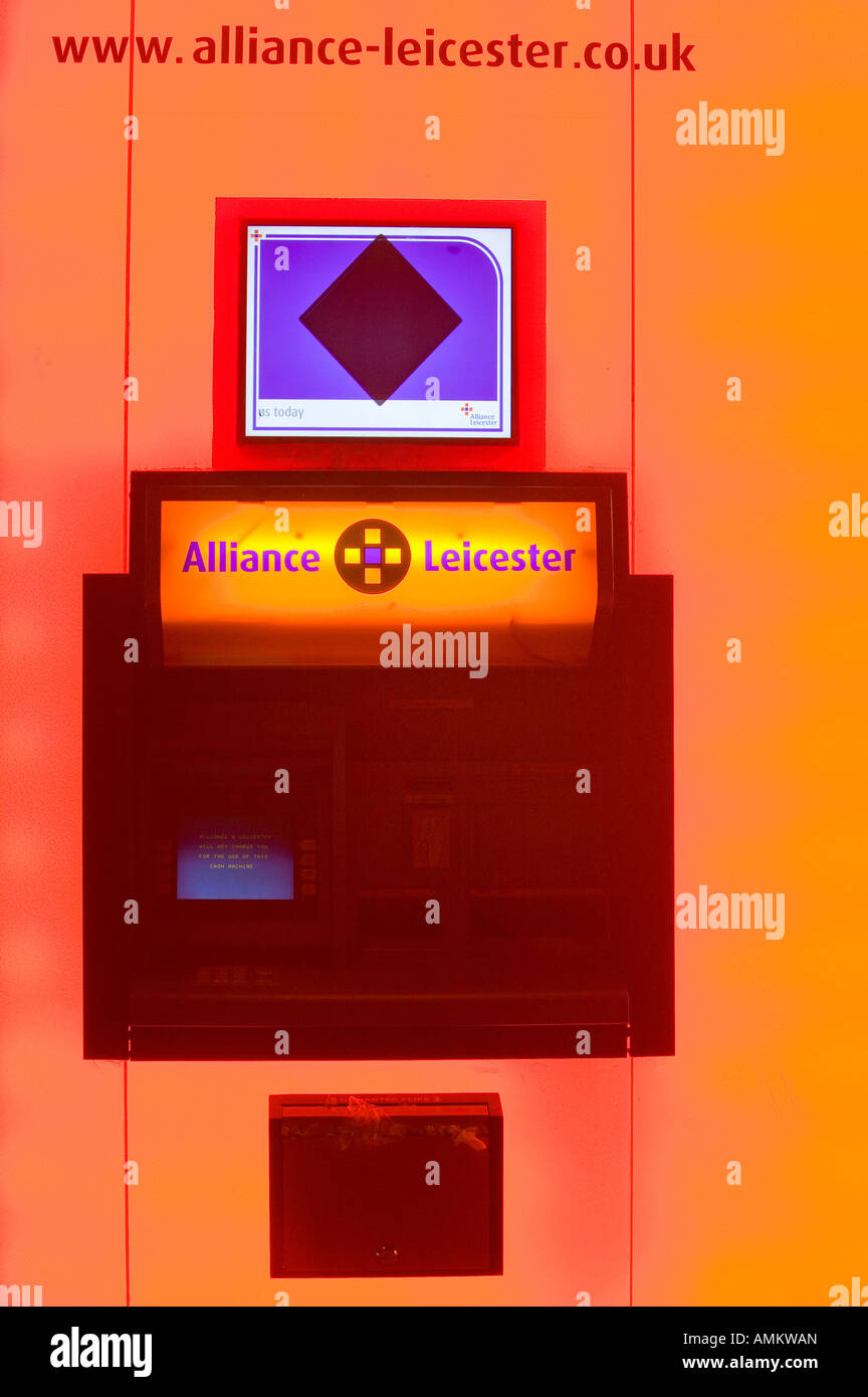 Alliance und Leicester Bausparkasse in Loughborough Leicestershire UK Stockfoto