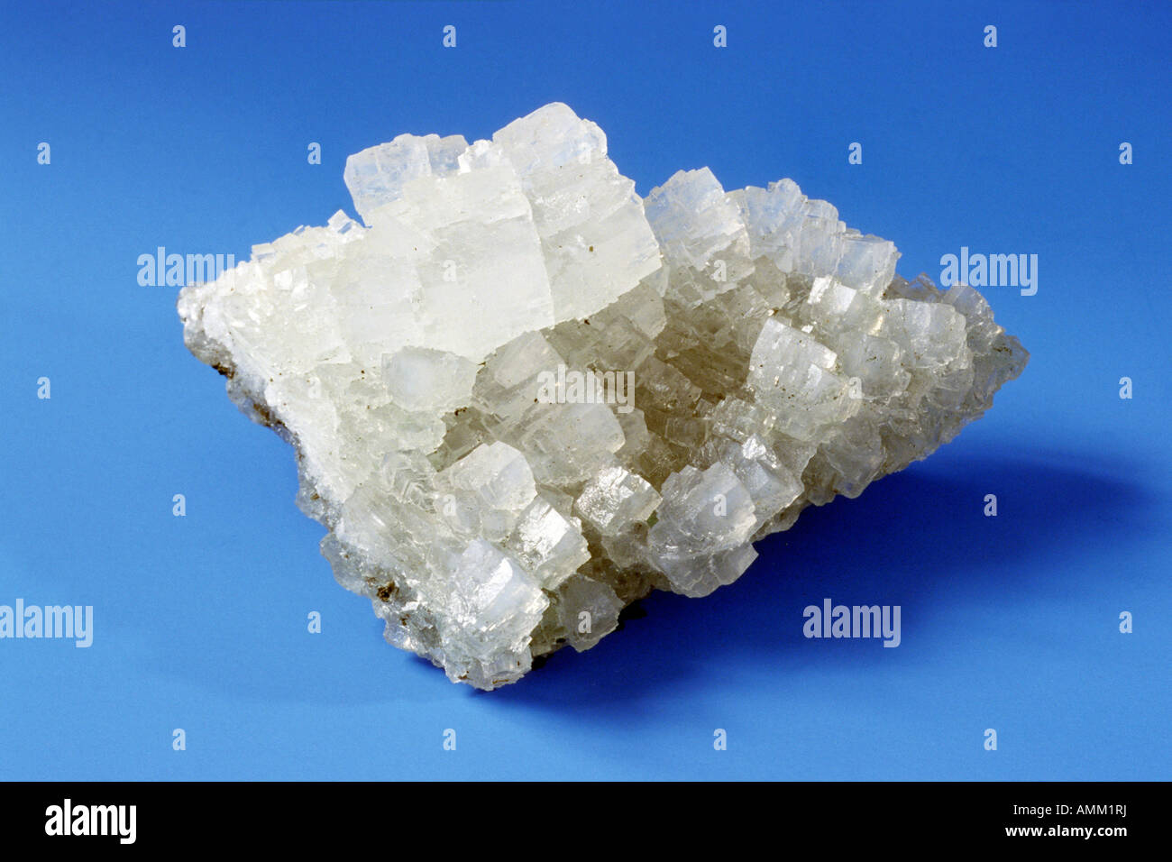 Steinsalz, kristallines Natriumchlorid, Studio Bild Stockfotografie - Alamy