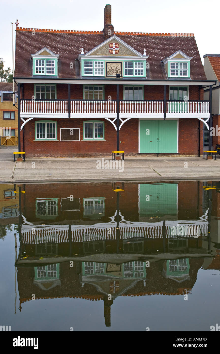 Rowing Club Bootshaus am Fluss Cam in der Universitätsstadt Cambridge England UK 2007 Stockfoto