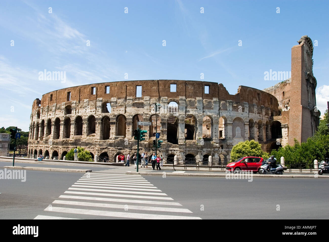 Das Kolosseum oder das Kolosseum in Rom, Italien Stockfoto