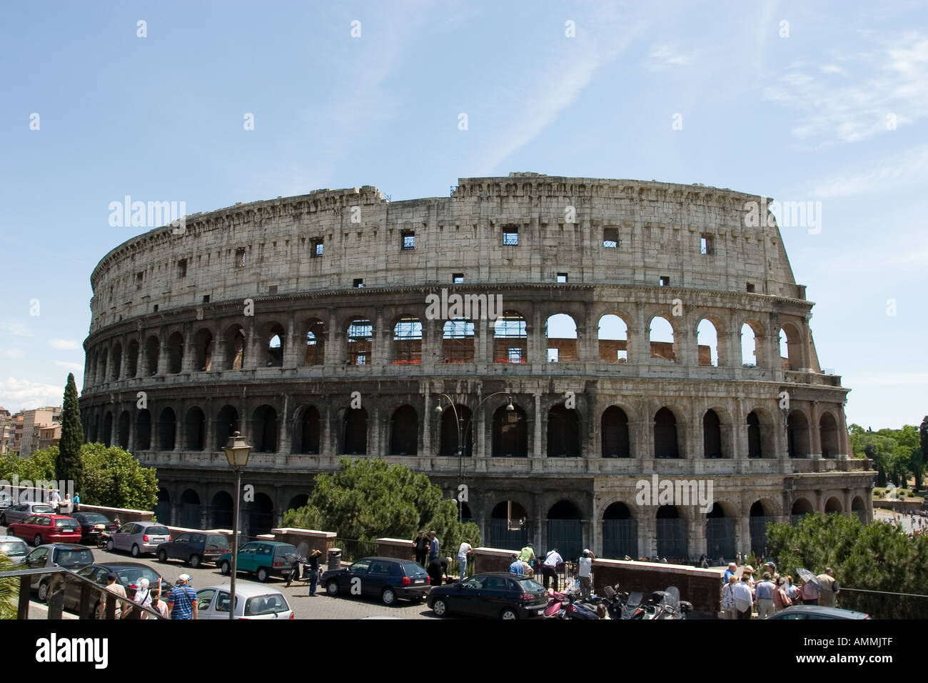 Das Kolosseum oder das Kolosseum in Rom, Italien Stockfoto