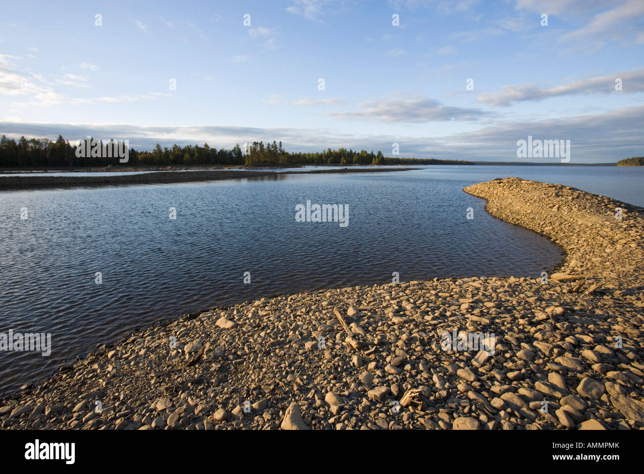 Brassua See in der Nähe von Rockwood Maine USA Stockfoto