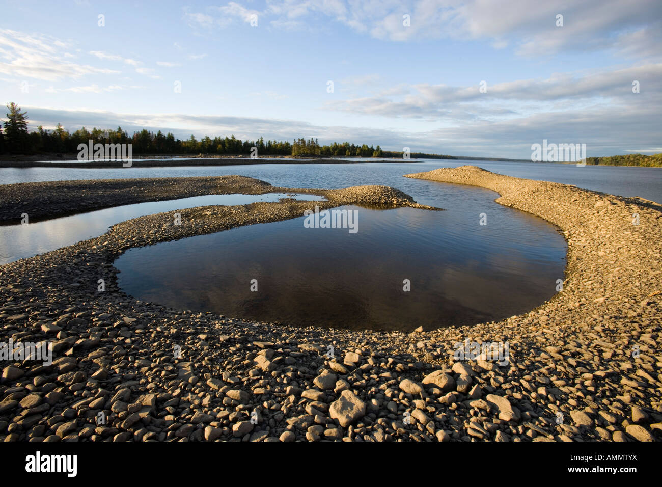 Brassua See in der Nähe von Rockwood Maine USA Stockfoto