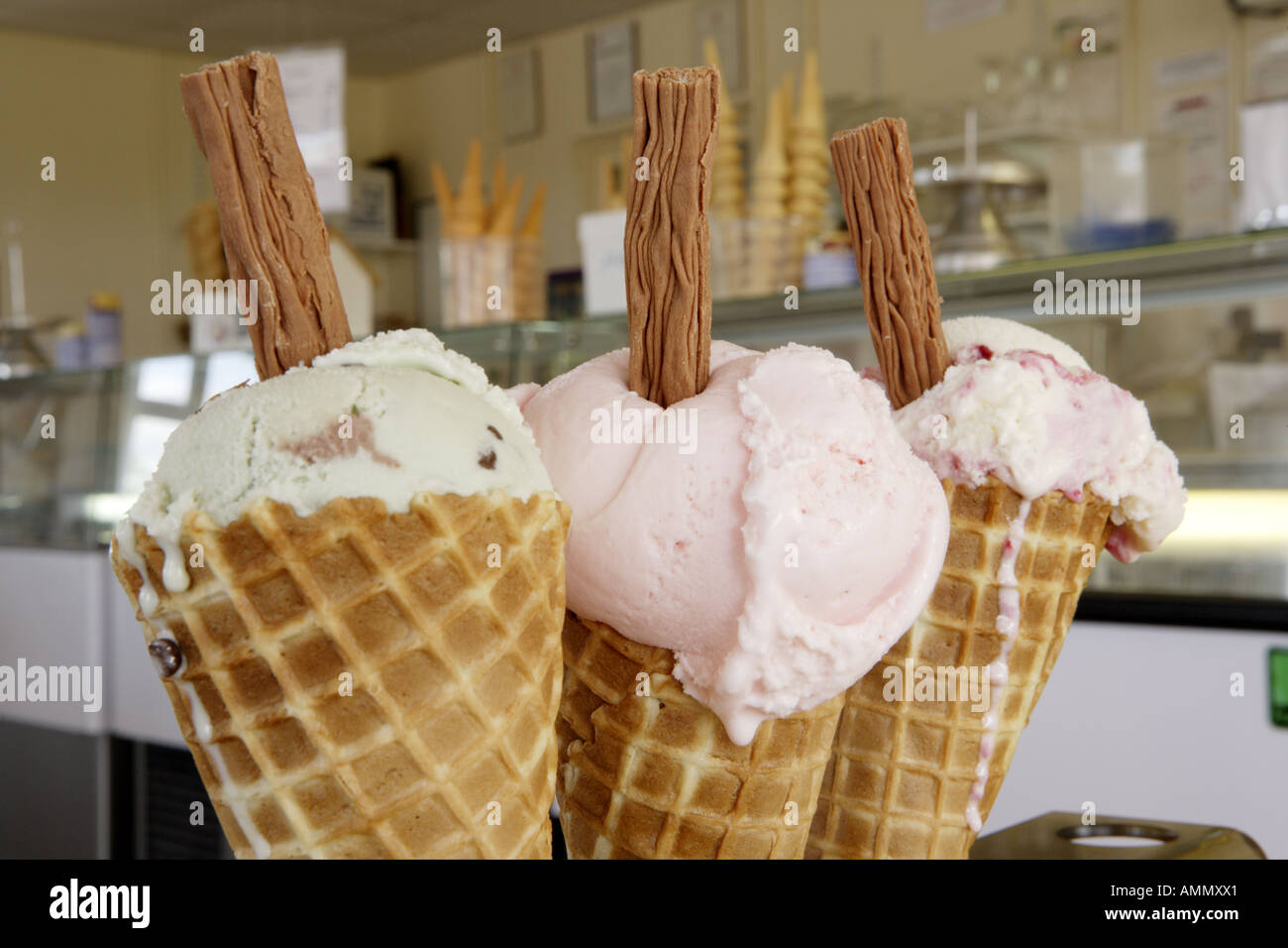 Ice Cream Stockfoto