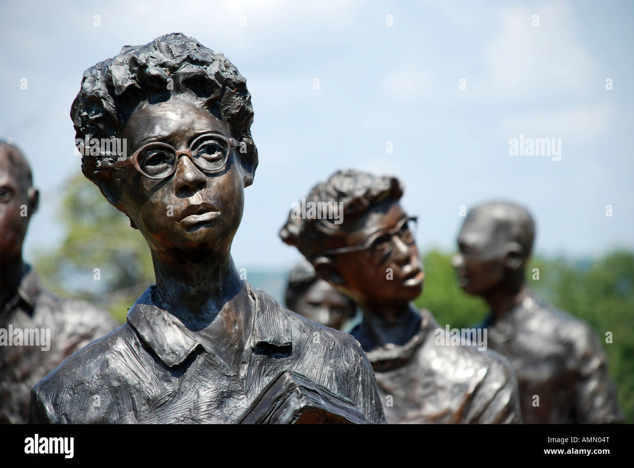 Little Rock Nine Denkmal Stockfoto