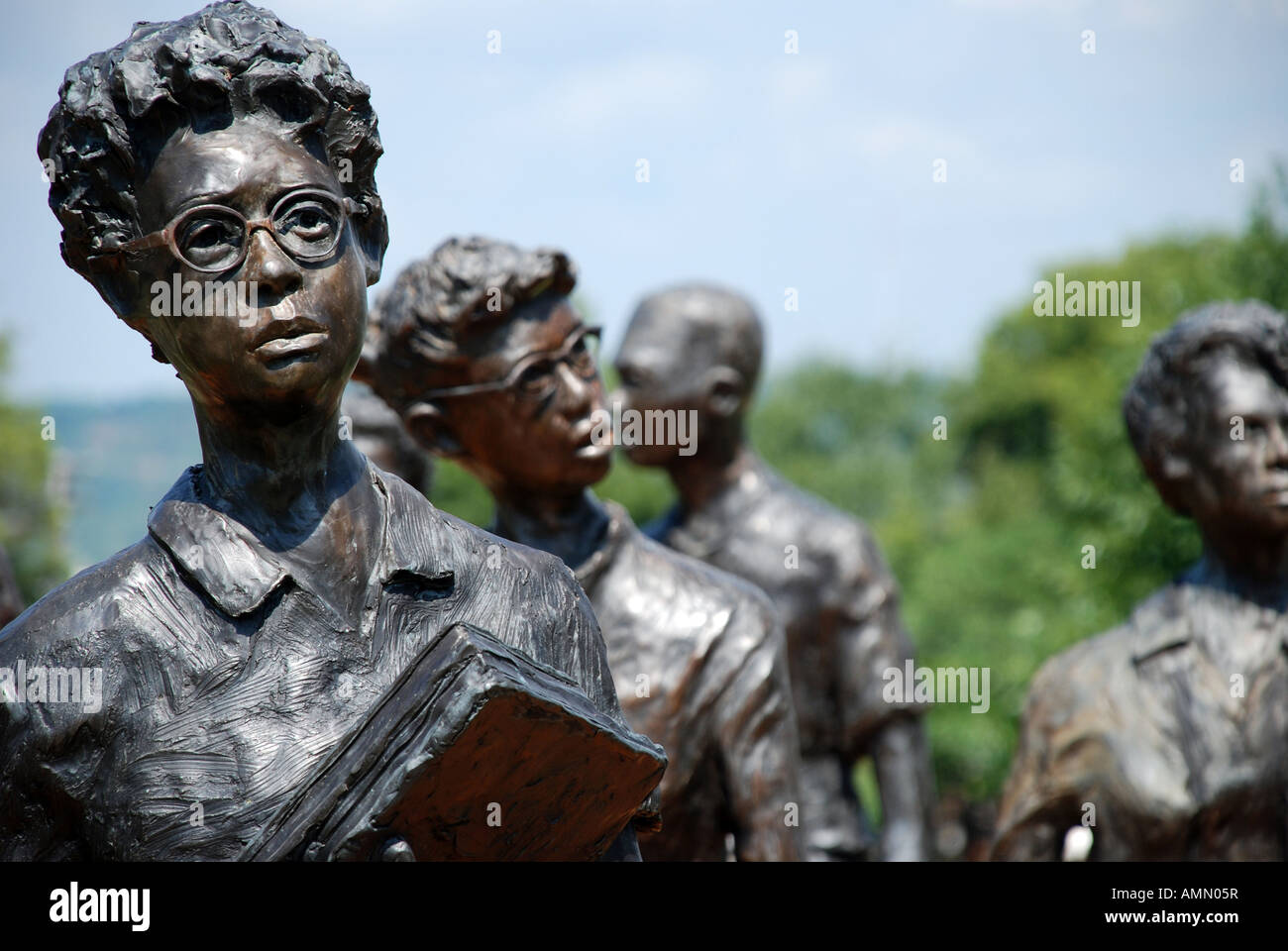 Little Rock Nine Denkmal Stockfoto