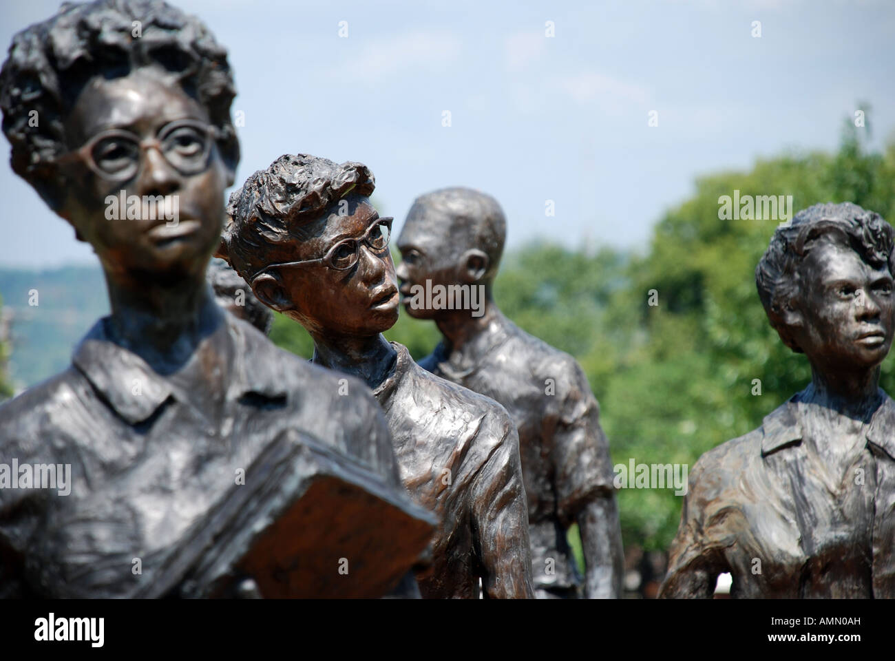 Little Rock Nine Denkmal Stockfoto