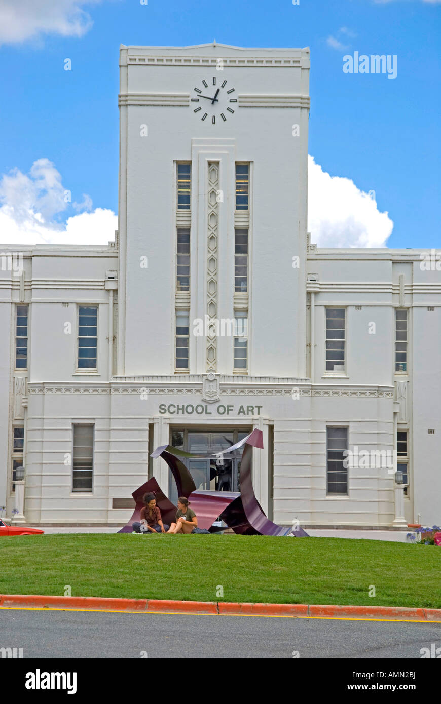 Canberra School of Art auf dem Campus von der Australian National University Stockfoto