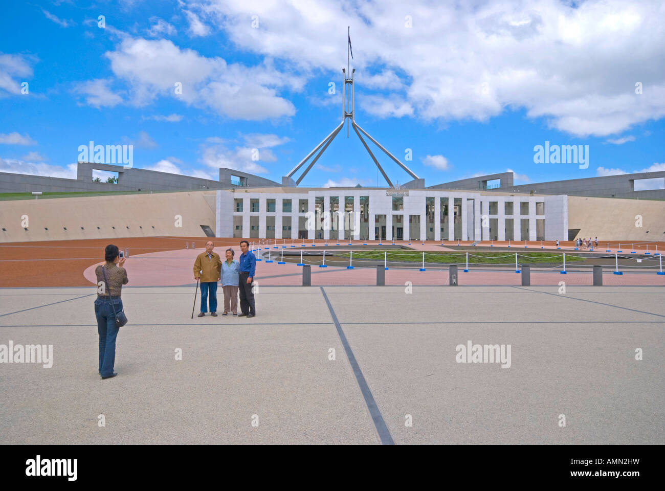 Das australische Parlament in Canberra ACT Australien Stockfoto