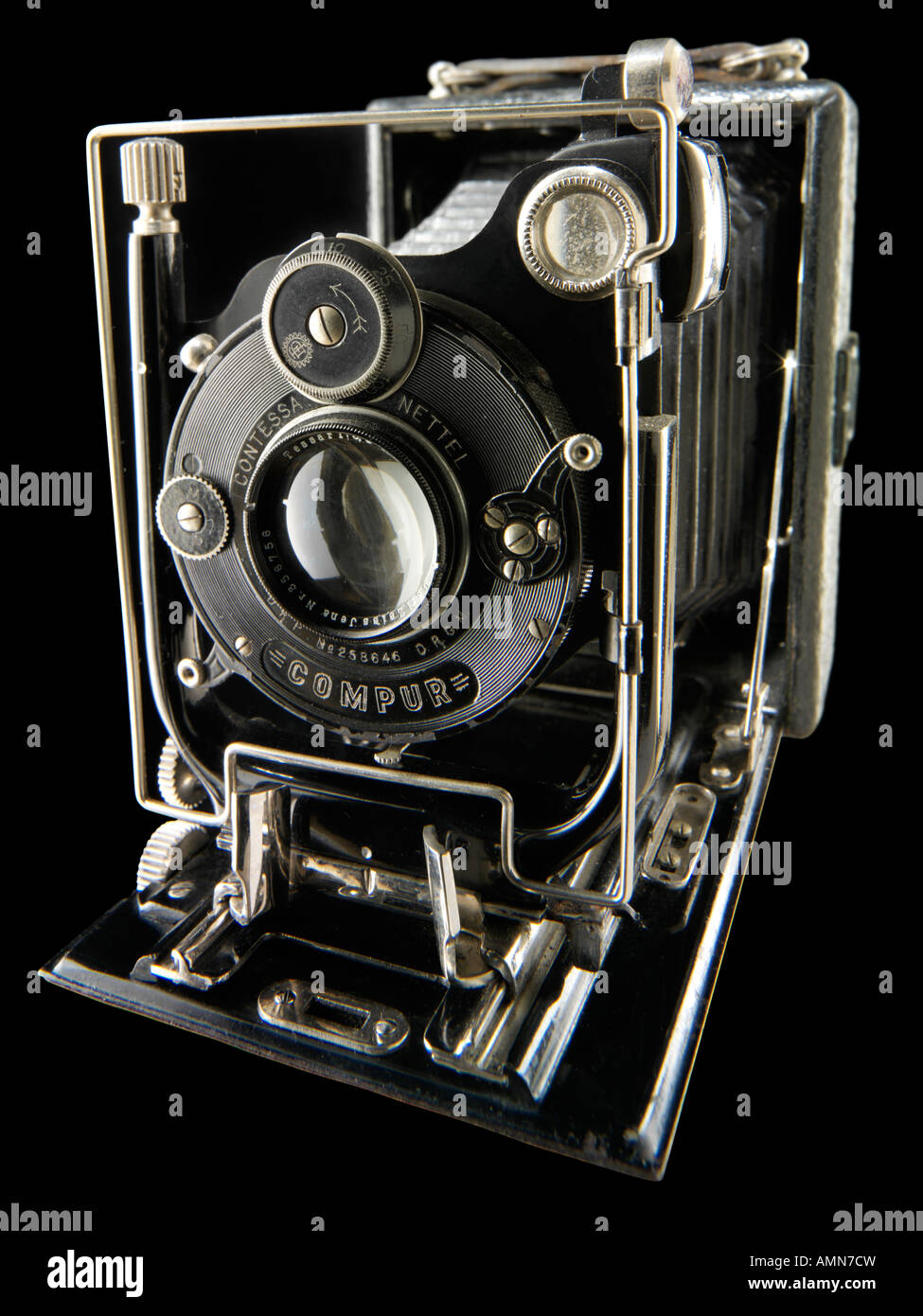 Zeiss Contessa Nettel Faltung Rollfilmkamera Stockfoto Zeiss Contessa Nettel Faltung Rollfilmkamera Stockfoto